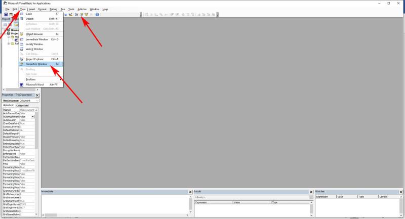 VBA Properties