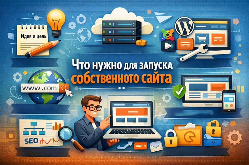 Запуск собственного сайта