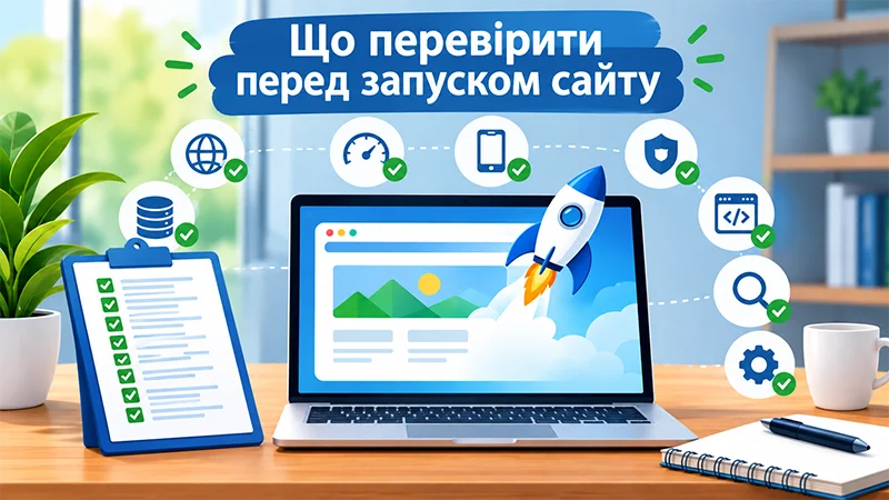 Перевірка сайту перед запуском